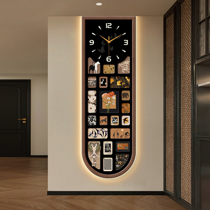 Vertical Security Wall Clock U - Luxury Lifestyle Aesthetics reseña y precio