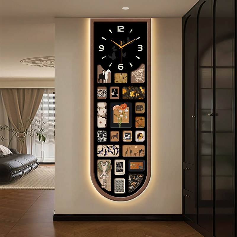 Vertical Security Wall Clock U - Luxury Lifestyle Aesthetics reseña y precio