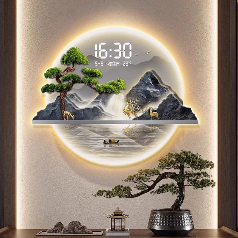 Chinese Style Design Wall Cloc - Luxury Lifestyle Aesthetics reseña y precio