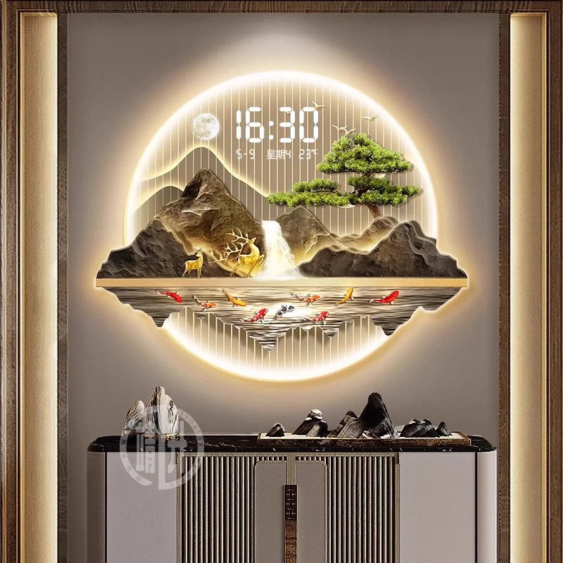 Chinese Style Design Wall Cloc - Luxury Lifestyle Aesthetics reseña y precio