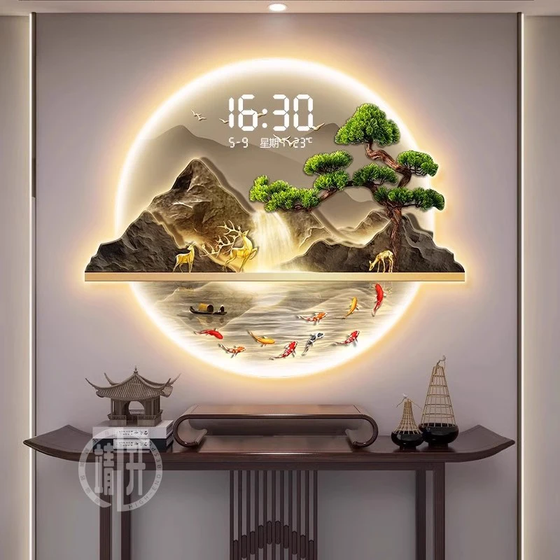 Chinese Style Design Wall Cloc - Luxury Lifestyle Aesthetics reseña y precio