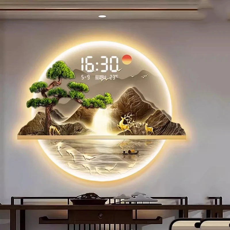 Chinese Style Design Wall Cloc - Luxury Lifestyle Aesthetics reseña y precio