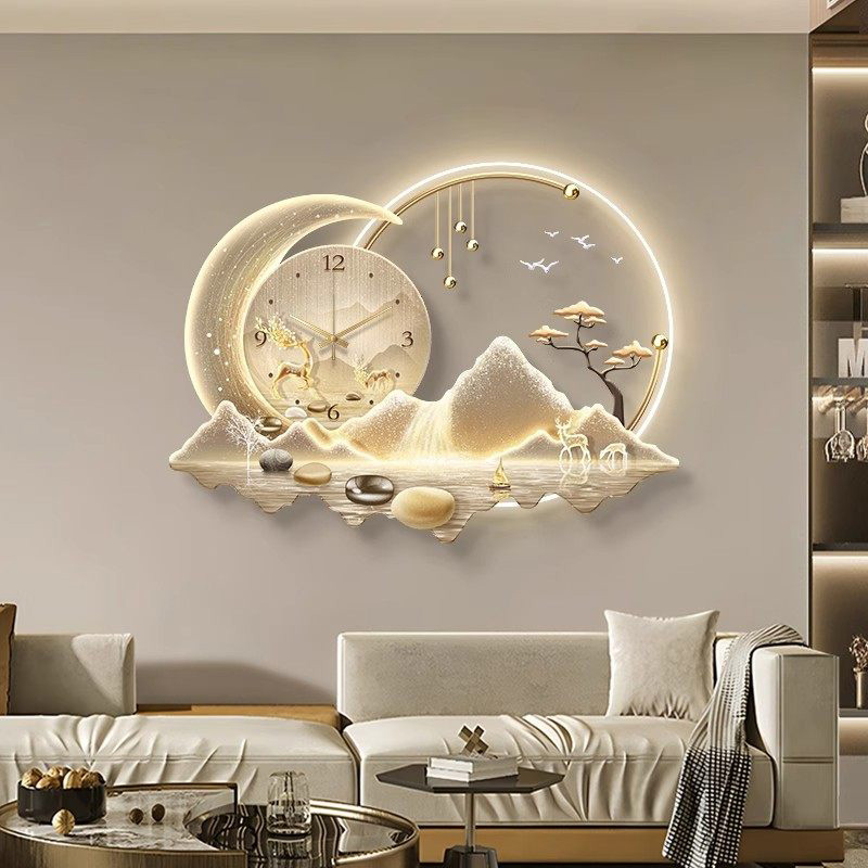 Art Mural Led Clock Wall Luxur - Luxury Lifestyle Aesthetics reseña y precio