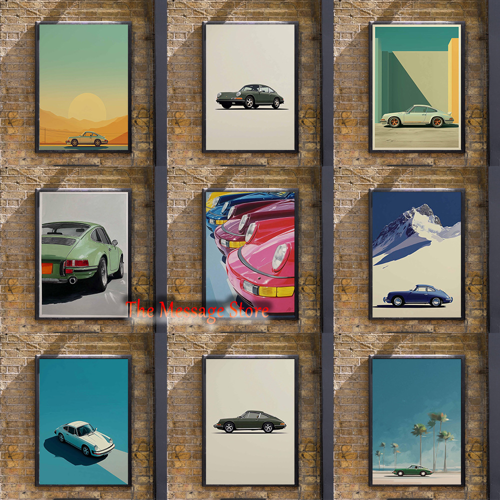 Vintage Sports Car Minimalist  - Luxury Lifestyle Pictures reseña y precio