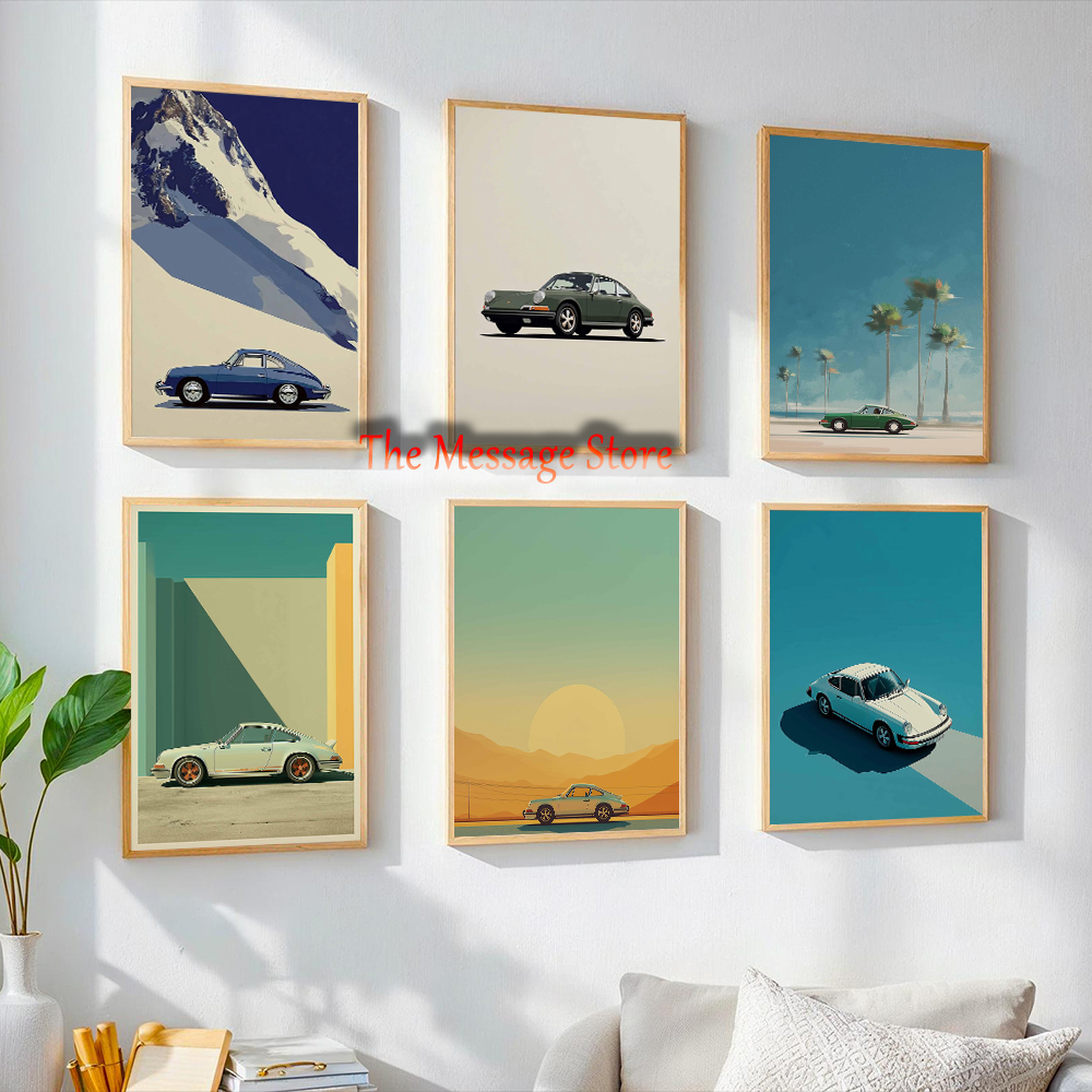 Vintage Sports Car Minimalist  - Luxury Lifestyle Pictures reseña y precio